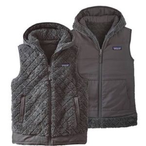 Patagonia Los Gatos Reversible Fleece Hooded Vest
